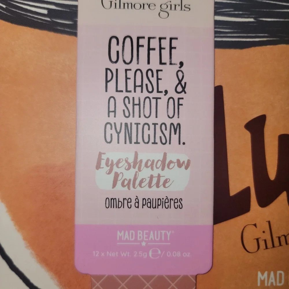 GILMORE GIRLS Coffee Please & A Shot Of Cynicism Eyeshadow Palette NEW Unopened